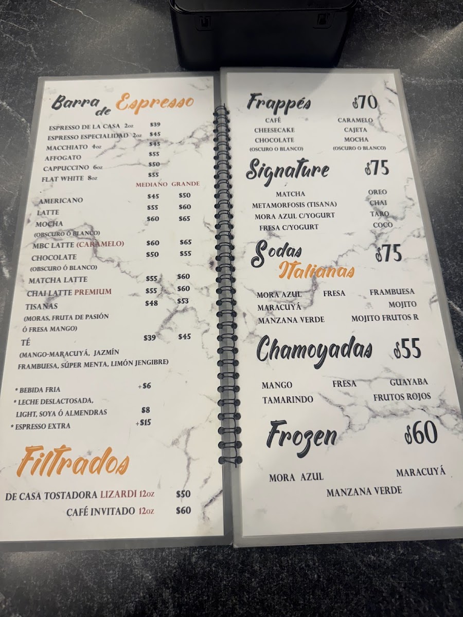 Mi Bendito Café Av Texcoco Menu - Image 3